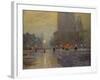 Madison Square, Rainy Night-Lowell Birge Harrison-Framed Giclee Print