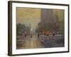 Madison Square, Rainy Night-Lowell Birge Harrison-Framed Giclee Print