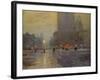 Madison Square, Rainy Night-Lowell Birge Harrison-Framed Giclee Print