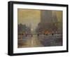 Madison Square, Rainy Night-Lowell Birge Harrison-Framed Giclee Print