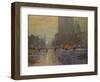 Madison Square, Rainy Night-Lowell Birge Harrison-Framed Giclee Print