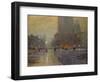 Madison Square, Rainy Night-Lowell Birge Harrison-Framed Giclee Print