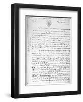 Madison to Jefferson, 1787-null-Framed Giclee Print