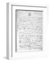 Madison to Jefferson, 1787-null-Framed Giclee Print