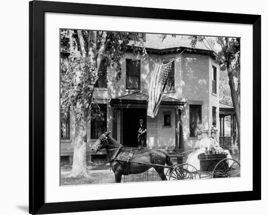 Madison, Wis., North Carroll St.-null-Framed Photo