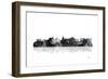 Madison Wisconsin Skyline BG 1-Marlene Watson-Framed Giclee Print