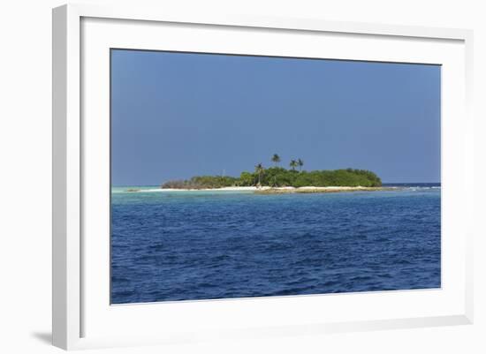 Madivaru island, Rasdhoo atoll, Maldives, Indian Ocean, Asia-Nigel Hicks-Framed Photographic Print