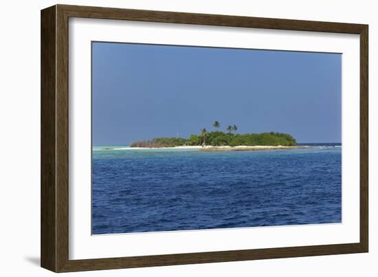 Madivaru island, Rasdhoo atoll, Maldives, Indian Ocean, Asia-Nigel Hicks-Framed Photographic Print