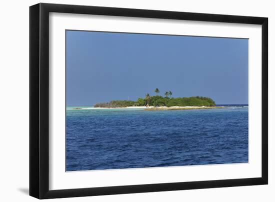 Madivaru island, Rasdhoo atoll, Maldives, Indian Ocean, Asia-Nigel Hicks-Framed Photographic Print