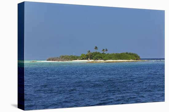 Madivaru island, Rasdhoo atoll, Maldives, Indian Ocean, Asia-Nigel Hicks-Stretched Canvas