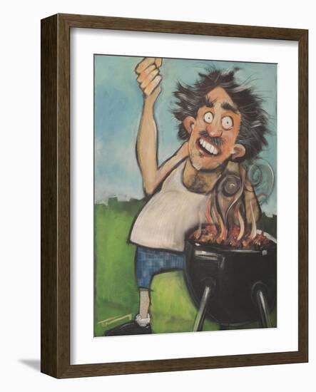 Madman with Grill-Tim Nyberg-Framed Giclee Print