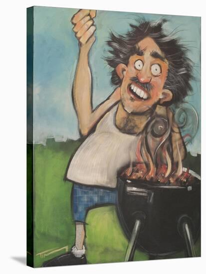 Madman with Grill-Tim Nyberg-Stretched Canvas