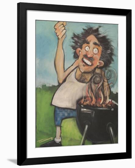 Madman with Grill-Tim Nyberg-Framed Giclee Print