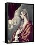 Madonn and Child with St. Agnes and St. Martina-El Greco-Framed Stretched Canvas