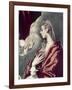 Madonn and Child with St. Agnes and St. Martina-El Greco-Framed Giclee Print