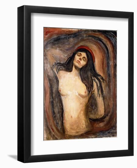 Madonna, 1894-1895-Edvard Munch-Framed Giclee Print