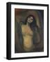 Madonna, 1894 (Oil on Canvas)-Edvard Munch-Framed Giclee Print