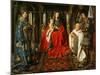 Madonna Adored by the Canonicus Van Der Paele-Jan van Eyck-Mounted Giclee Print