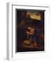 Madonna Adoring the Child, C. 1525-Correggio-Framed Giclee Print