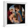 Madonna Adoring the Child with the Infant Saint John the Baptist and an Angel, c.1492-Lorenzo di Credi-Framed Giclee Print