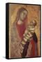 Madonna and Child, 1320-1330-Ambrogio Lorenzetti-Framed Stretched Canvas