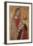 Madonna and Child, 1320-1330-Ambrogio Lorenzetti-Framed Giclee Print