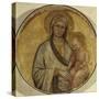 Madonna and Child, 1370-1384-null-Stretched Canvas