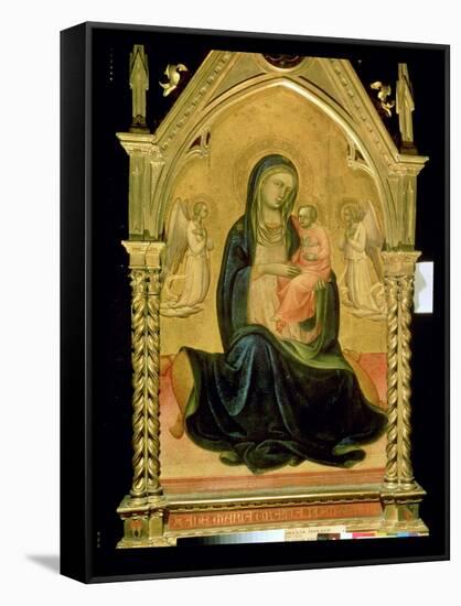 Madonna and Child, 1400-Lorenzo Monaco-Framed Stretched Canvas