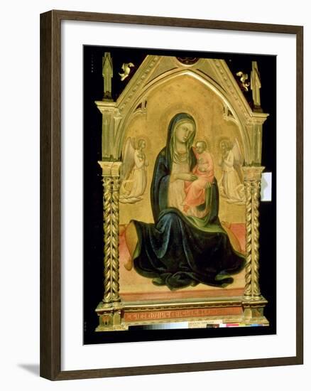 Madonna and Child, 1400-Lorenzo Monaco-Framed Giclee Print