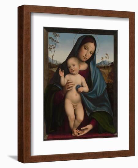 Madonna and Child, 1490-9-Il Francia-Framed Giclee Print