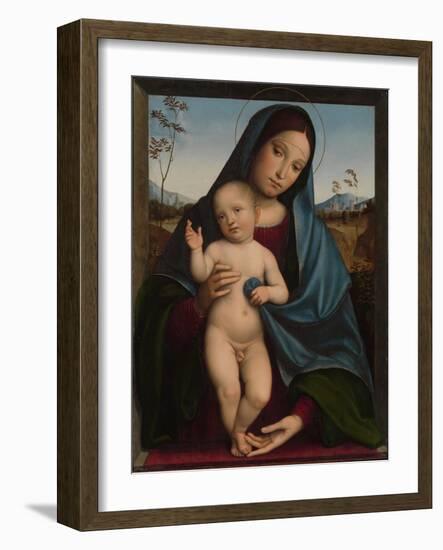 Madonna and Child, 1490-9-Il Francia-Framed Giclee Print