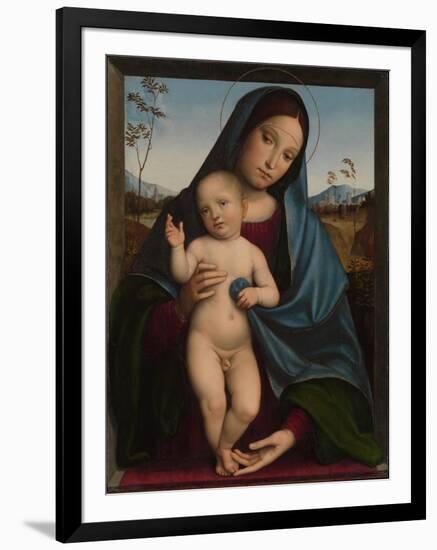 Madonna and Child, 1490-9-Il Francia-Framed Giclee Print