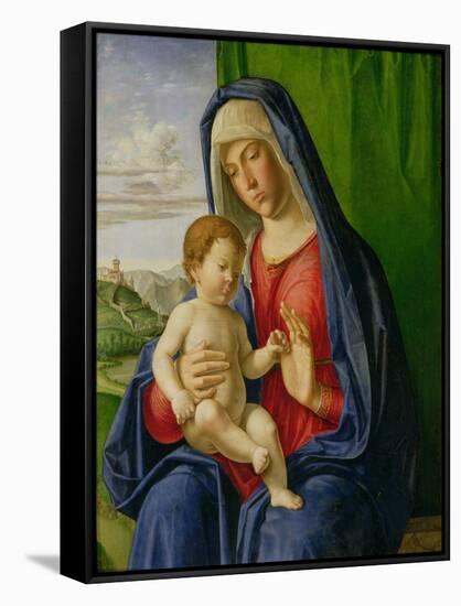 Madonna and Child, 1490s-Giovanni Battista Cima Da Conegliano-Framed Stretched Canvas