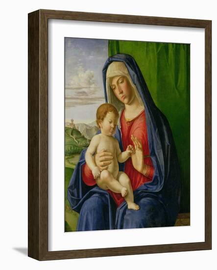 Madonna and Child, 1490s-Giovanni Battista Cima Da Conegliano-Framed Giclee Print