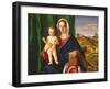 Madonna and Child, 1509 (Oil on Panel)-Giovanni Bellini-Framed Giclee Print