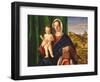 Madonna and Child, 1509 (Oil on Panel)-Giovanni Bellini-Framed Giclee Print