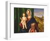 Madonna and Child, 1509 (Oil on Panel)-Giovanni Bellini-Framed Giclee Print