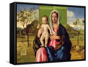 Madonna and Child, 1510-Giovanni Bellini-Framed Stretched Canvas