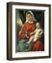 Madonna and Child, 1526-1527-Lorenzo Lotto-Framed Giclee Print