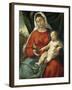 Madonna and Child, 1526-1527-Lorenzo Lotto-Framed Giclee Print