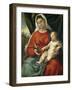 Madonna and Child, 1526-1527-Lorenzo Lotto-Framed Giclee Print