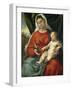 Madonna and Child, 1526-1527-Lorenzo Lotto-Framed Giclee Print