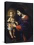 Madonna and Child, 1651 (Oil on Canvas)-Carlo Dolci-Stretched Canvas