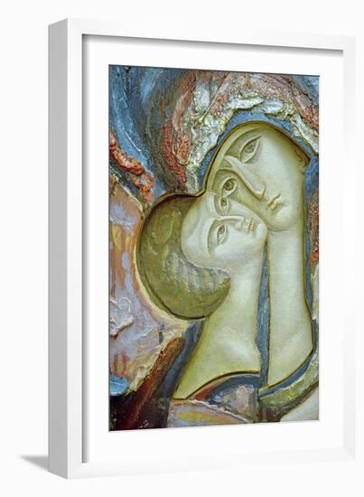 Madonna and Child, 1988-Alek Rapoport-Framed Giclee Print