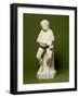 Madonna and Child 2 - Feet Apart, 1910 (Portland Stone)-Eric Gill-Framed Giclee Print