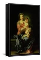 Madonna and Child, after 1638-Bartolome Esteban Murillo-Framed Stretched Canvas