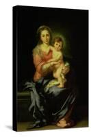 Madonna and Child, after 1638-Bartolome Esteban Murillo-Stretched Canvas