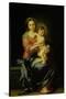 Madonna and Child, after 1638-Bartolome Esteban Murillo-Stretched Canvas