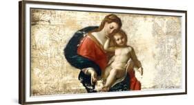 Madonna and Child (after Procaccini)-Simon Roux-Framed Art Print