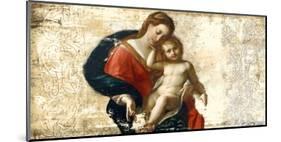 Madonna and Child (after Procaccini)-Simon Roux-Mounted Art Print